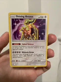 Pokemon TCG Shining Arceus Shining Legends 57/73 Holo VLP/NM - Image 1