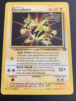 Pokemon TCG Electabuzz Wizards Black Star Promos 2 Regular Promo Promo - Image 1