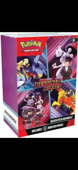 Pokemon Scarlet & Violet Destined Rivals Booster Bundle Box TCG - Image 1