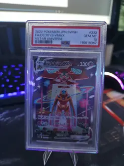 Pokemon Deoxys VMAX TCG Crown Zenith: Galarian Gallery GG45/GG70 PSA 10 - Image 3