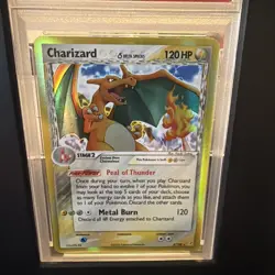 Pokemon 2006 Charizard #4 Crystal Guardians Reverse Holo Stamp PSA 5 - Image 2