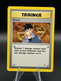 Brock 98/132 Pokemon Gym Heroes Non Holo Unlimited Rare Lightly Played - Image 1