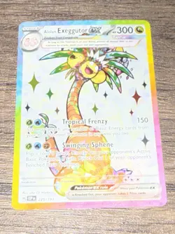 Alolan Exeggutor ex 225/191 Surging Sparks Pokemon NM - Image 1