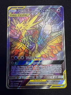 Pokemon TCG Hidden Fates Moltres, Zapdos, Articuno GX SM210 Promo - Image 1