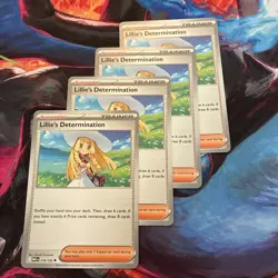 Pokemon TCG Lillie's Determination 119/132 Uncommon Playset 4X Mega Evolution - Image 1
