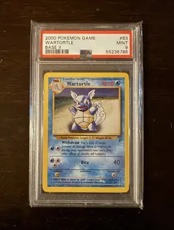 Pokemon 2000 Base Set 2 Wartortle 63/130 PSA 9 MINT - Image 1