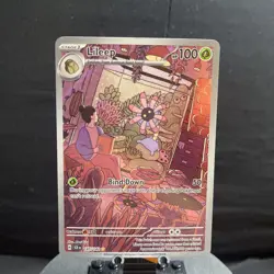 Lileep 145/142 Pokemon SV07: Stellar Crown Illustration Rare NM - Image 1