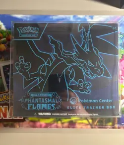 Pokemon TCG Phantasmal Flames Elite Trainer Box Pokemon Center ETB W/ CASE - Image 1