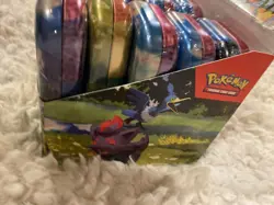 Pokemon Ascended Heroes Mini Tin Display 10 Sealed Booster Tins Open Display - Image 5