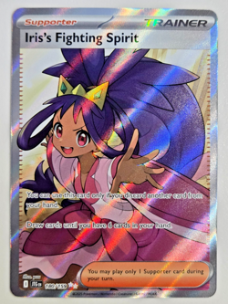 Pokemon TCG SV09: Journey Together #180/159 Iris's Fighting Spirit - Image 1
