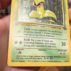 Pokemon Victreebel Jungle 1st Edition Holo Rare 14/64 1999 Wizards 80 HP - Image 2