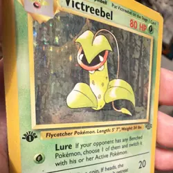 Pokemon Victreebel Jungle 1st Edition Holo Rare 14/64 1999 Wizards 80 HP - Image 3