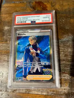 POKEMON 2022 Promo Mystic Full Art BLANCHE SWSH227 PSA 10 Gem Mint GO 2 - Image 1