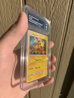 Pokemon Pikachu Shining Legends Pin Promo GMA (PSA) 9 Mint - Image 4