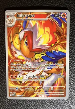 INFERNAPE 2024 POKEMON TWILIGHT MASQUERADE ILLUSTRATION RARE 173/167 Q4094 - Image 1