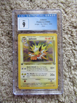 1999 POKEMON JUNGLE #4 JOLTEON HOLO FIRST EDITION CGC 9 - Image 1