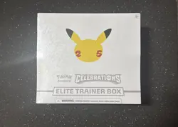 Pokemon Celebrations Elite Trainer Box ETB 25th Anniversary New Factory Sealed 820650809439 - Image 1