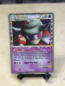 Slowking (Prime) 85/90 Pokemon TCG 2010 Undaunted Set Holo Rare Promo - Image 2