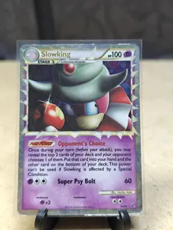Slowking (Prime) 85/90 Pokemon TCG 2010 Undaunted Set Holo Rare Promo - Image 3