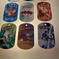Pokemon METAL TAGS Job Lot Bundle 10 2006 - Image 2