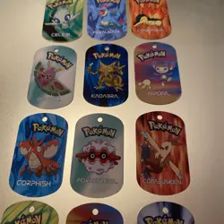 Pokemon METAL TAGS Job Lot Bundle 10 2006 - Image 3