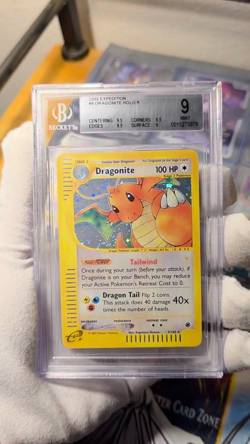 Dragonite 009/165 Expedition Base Set Holo POKEMON BGS 9 - Image 2