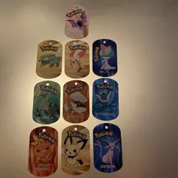 Pokemon METAL TAGS Job Lot Bundle 13 - Image 1