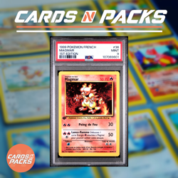 Carte Pokemon Magmar 36/102 Set de Base Edition 1 PSA 9 MINT 🇫🇷 - Image 1