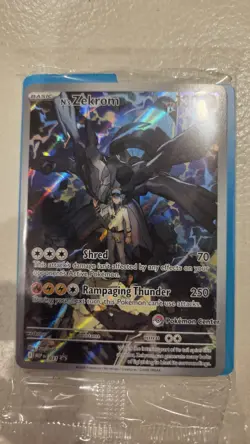Pokemon TCG Ascended Heroes N's Zekrom 031 Promo Pokemon Center Stamped Sealed - Image 2