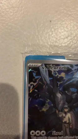 Pokemon TCG Ascended Heroes N's Zekrom 031 Promo Pokemon Center Stamped Sealed - Image 3