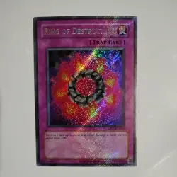 Ring of Destruction Secret Rare - RP02-EN066 Foil Bleed - Image 1