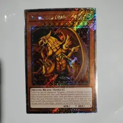 YuGiOh The Winged Dragon of Ra RA04-EN118 Platinum Secret Rare - Image 1