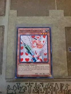 YUGIOH TCG INJECTION FAIRY LILY YS14-ENA07 COMMON 1ST EDITION NM - Image 2