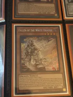 Yu-Gi-Oh! TCG Fallen Of The White Dragon BPRO-EN024 Secret Rare - Image 1