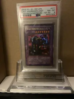 YGO PSA 8 Last Warrior/Planet Labyrinth Of Nightmare Yu-Gi-Oh! Lon-Labyri - Image 1