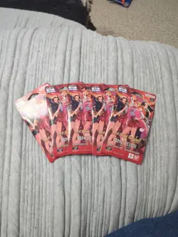 ONE PIECE Heroines EB-03 Lot x5 Sleeved Booster pack - Image 1