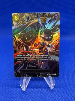 One Piece Carrying On His Will Sabo OP07-118 SP SEC Secret Rare NM - Image 1
