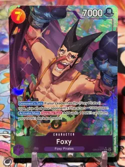 FOXY - One Piece TCG OP07-071 - AA Alt Art Rare R - 500 Years in the Future - Image 1
