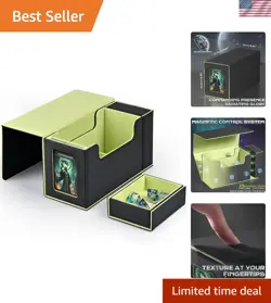 Versatile Card Deck Box for MTG - Fits 600 Unsleeved Cards with Custom Display - Image 1