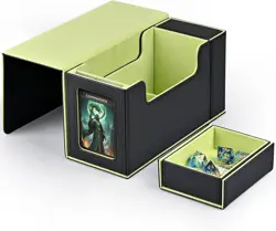 Versatile Card Deck Box for MTG - Fits 600 Unsleeved Cards with Custom Display - Image 3
