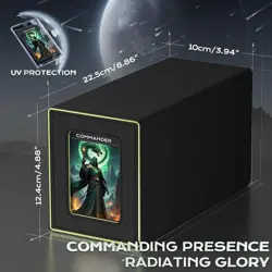 Versatile Card Deck Box for MTG - Fits 600 Unsleeved Cards with Custom Display - Image 4
