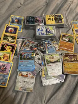 Pokemon Bulk 350+ Cards With 50 Holo- 12 BONUS Vintage + Mystery Gift - Image 4