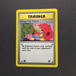 Pokemon Card WOTC: Goop Gas Attack 78/82 1st Edition - Team Rocket - Image 1