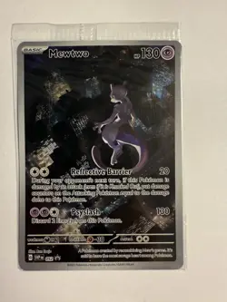 Pokemon Mewtwo TCG Black Star Promo Holo Rare Card #52151 UPC NM - Image 1