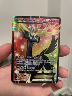 Pokemon TCG Xerneas-Ex Holo Full Art Ultra Rare Card XY 146/146 - Image 1