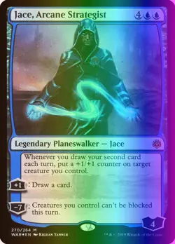 MTG Jace, Arcane Strategist (270/330) War of the Spark LP FOIL - Image 1