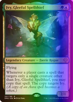 MTG Ivy, Gleeful Spellthief (201/552) Dominaria United LP FOIL - Image 1