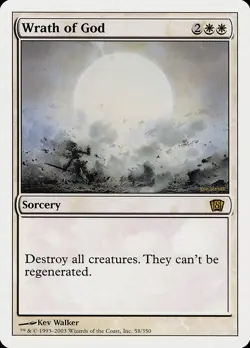 MTG Magic the Gathering Wrath of God (58/361) Eighth Edition MP - Image 1