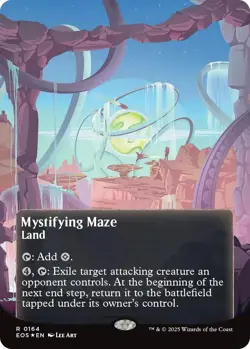 Foil - Mystifying Maze (0164) (Borderless) (Galaxy Foil) - 164 / NM / English M - Image 1