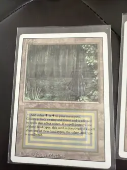 Magic the Gathering 1994 Bayou Revised Edition Rare Dual, 30 Years Untouched - Image 1